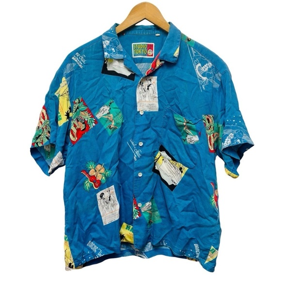 Studio Tokyo Vintage Hawaiian Shirt - Picture 1 of 13